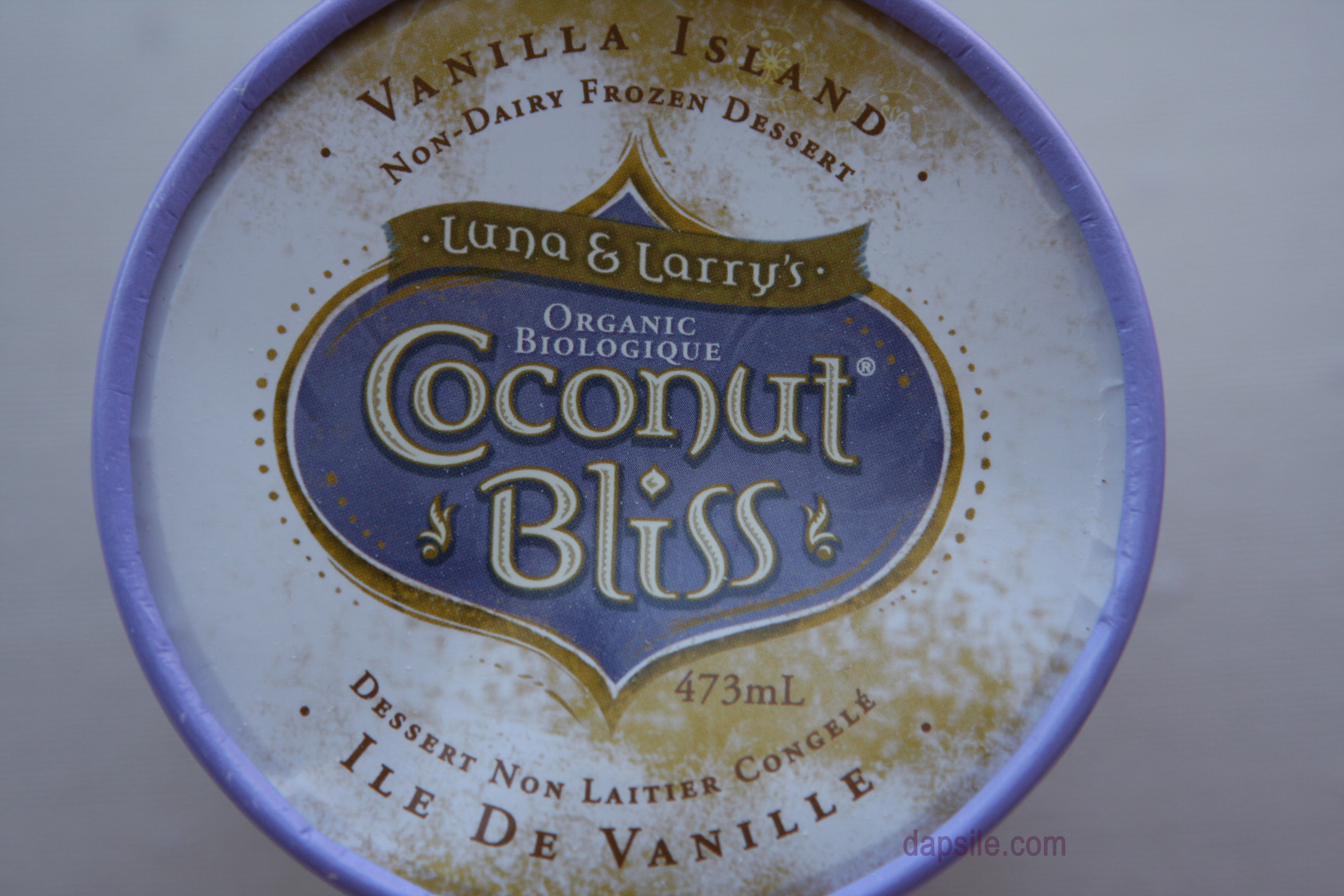 tub of Coconut Bliss Vanilla Island