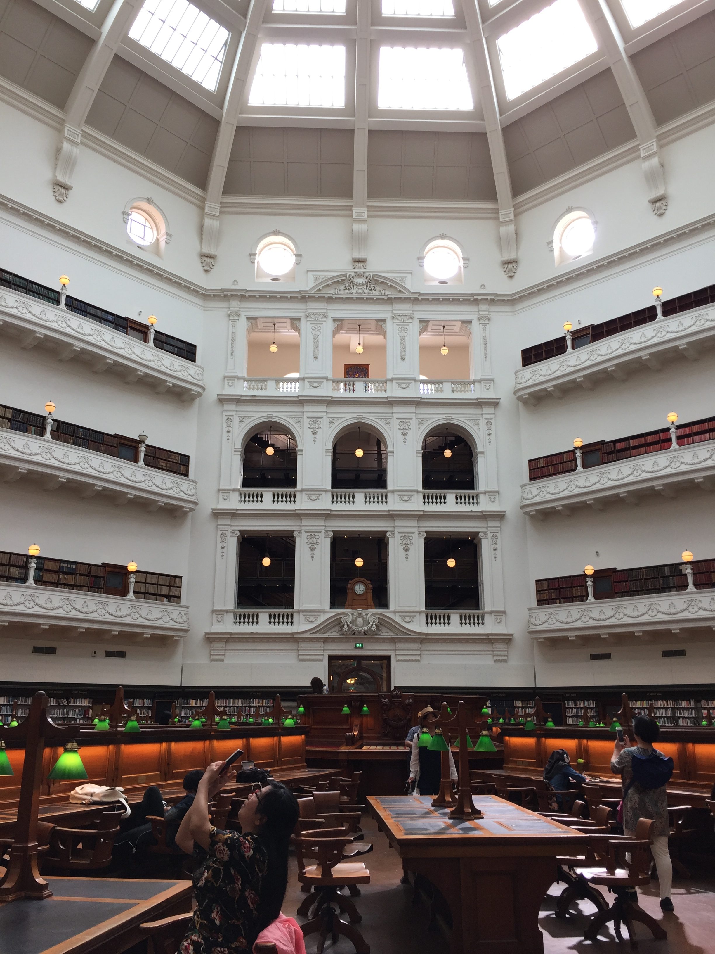 La Trobe Domed Reading Room in State Library of Victoria