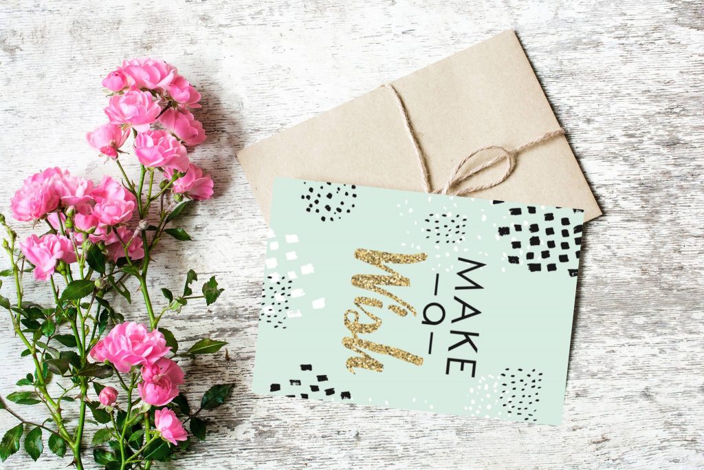Make a Wish card sample from Papier Mail