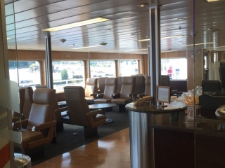 Lounge on a Ferry when travelling from Vancouver to Victoria by Ferry