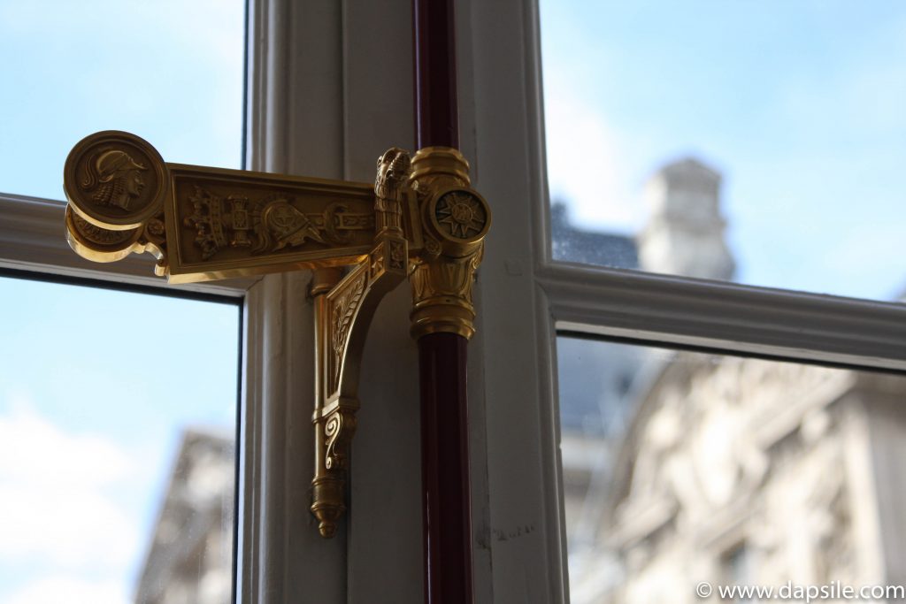 Decorative Window Handle at the Louvre in Paris