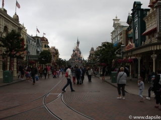 Main Street toward the Castle at Disneyland in Paris Sights