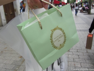 Paris Sights Laduree Shopping Bag