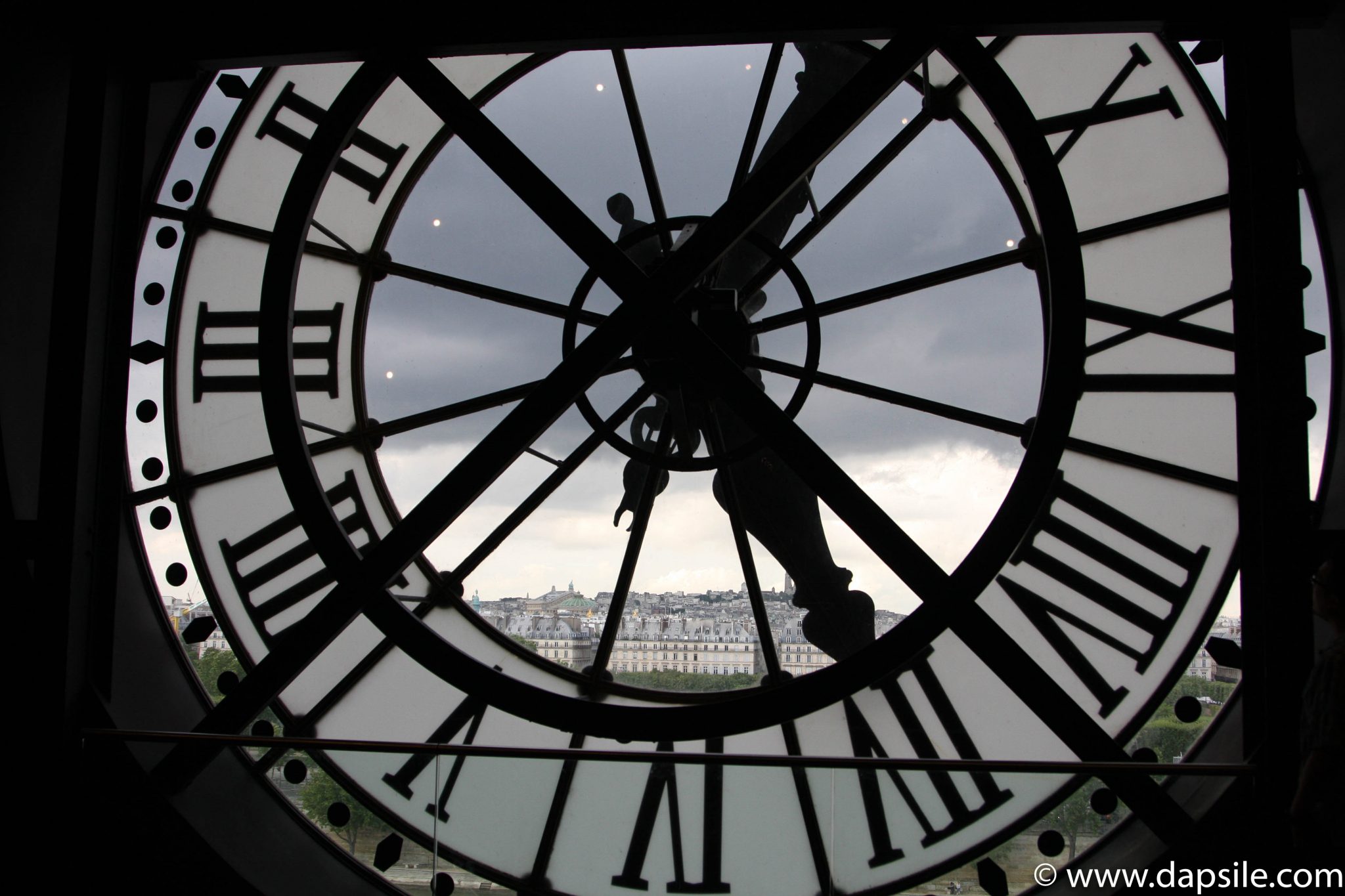 Paris through a clock at Musee d'Orsay