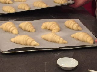 Croissants Before Being Baked in Paris Sights