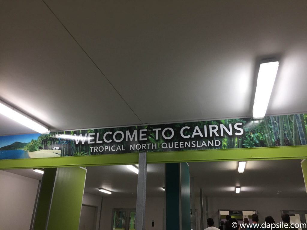 Welcome to Cairns Airport Sign Cairns and the Surrounding Area