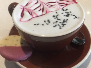 Beet and Poppy Hot Chocolate at Chez Christophe Hot Chocolate Festival Beet and Poppy Hot Chocolate at Chez Christophe