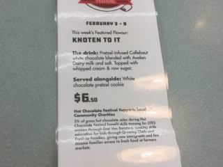 Hot Chocolate Festival Menu at Glenburn Hot Chocolate Festival Menu at Glenburn