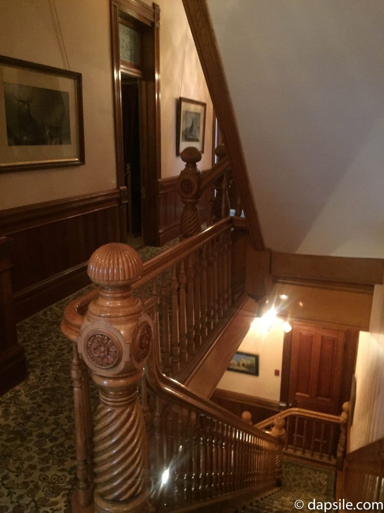Back Staircase in Craigdarroch Castle Things to do in Victoria