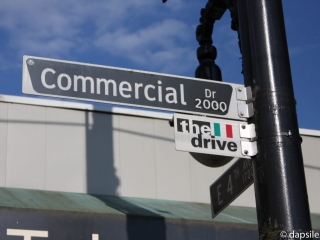 Commercial Drive Sign