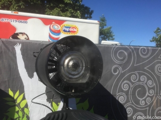 Fans in the Misting Station