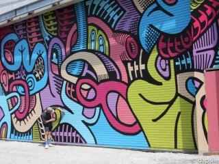 Mural Festival Being Painted Summer Street Festivals in the Vancouver Area