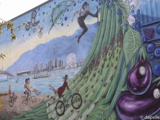 Mural Festival Bikes Eggplants and Grapes Summer Street Festivals in the Vancouver Area