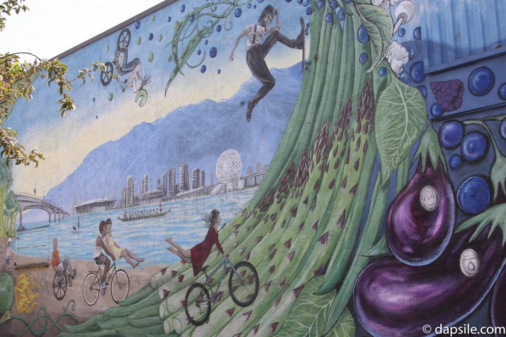 Mural Festival Bikes Eggplants and Grapes Summer Street Festivals in the Vancouver Area