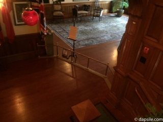Part of the Dance Hall room from the Tower Stairs in Craigdarroch Castle