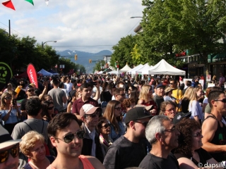 Summer Street Festivals in the Vancouver Area Street View at Italian Day on Commercial