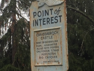 Things to do in Victoria Older Point of Interest Sign