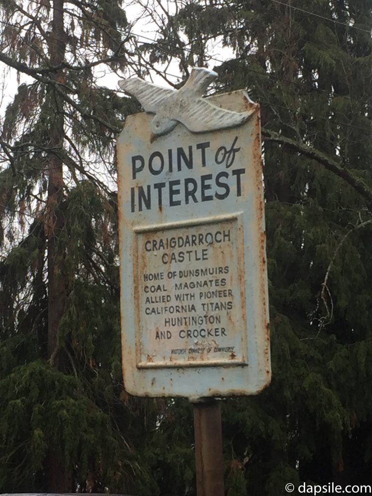 Things to do in Victoria Older Point of Interest Sign