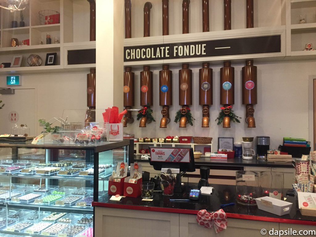 Things to do in Victoria Chocolats Favoris Wall of Chocolates and Fondue