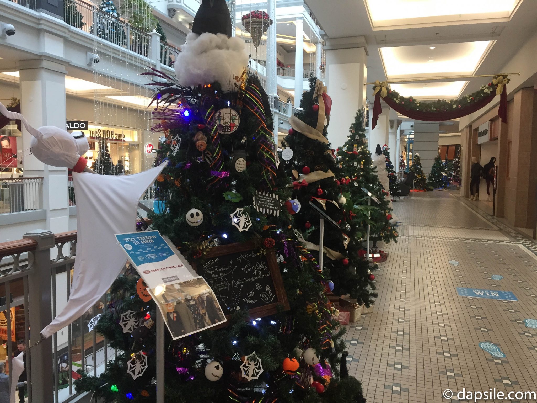 Things to do in Victoria Christmas Tree Festival Trees Including Nightmare Before Christmas