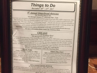 Things to Do in Victoria Sign in Lobby of Hotel Grand Pacific