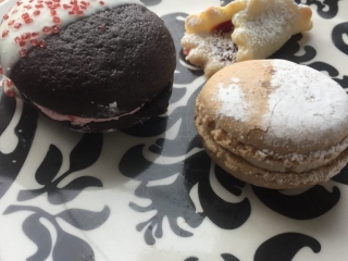 Treats from Italia Bakery Italia Bakery Cookie Challenge Cannoli Macaron with Additional Treats