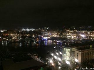 View of the Water and Empress Hotel from the Hotel Grand Pacific