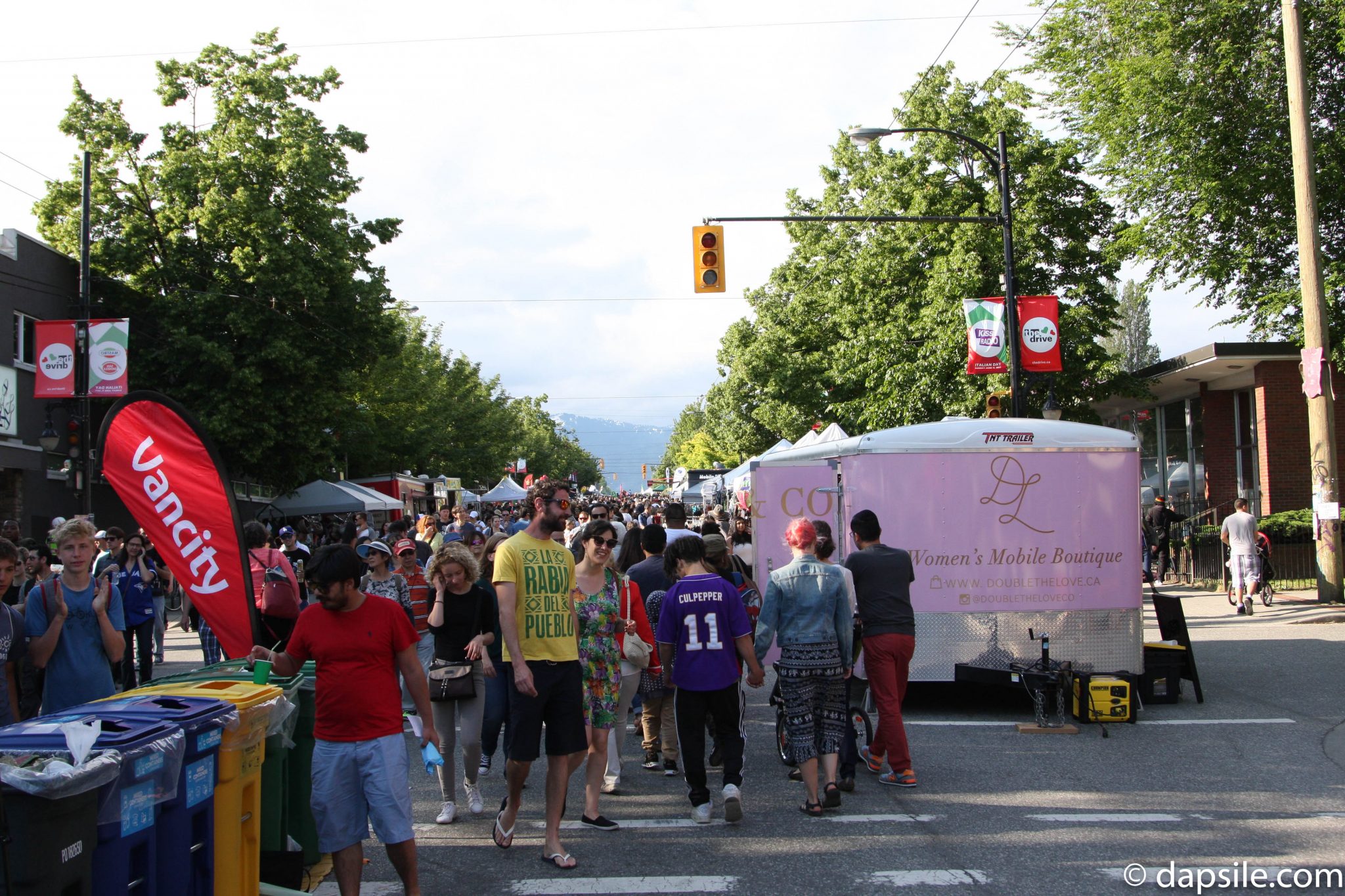 Women's mobile Boutique Summer Street Festivals in the Vancouver Area Italian Days on the Drive