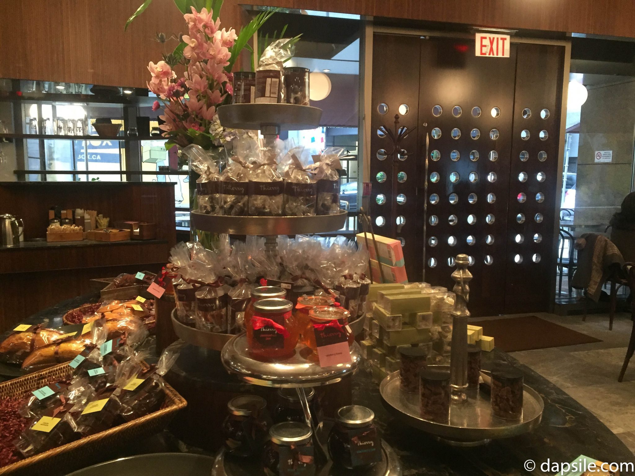 Thierry Cafe and chocolate shop Treats to Take Home and Front Door