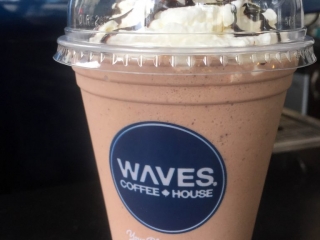 Waves Cold Chocolate Drink Waves Cold Chocolate Drink with Whipped Cream