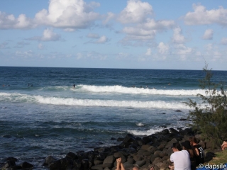 People Surfing in the Ocean Along the Gold Coast