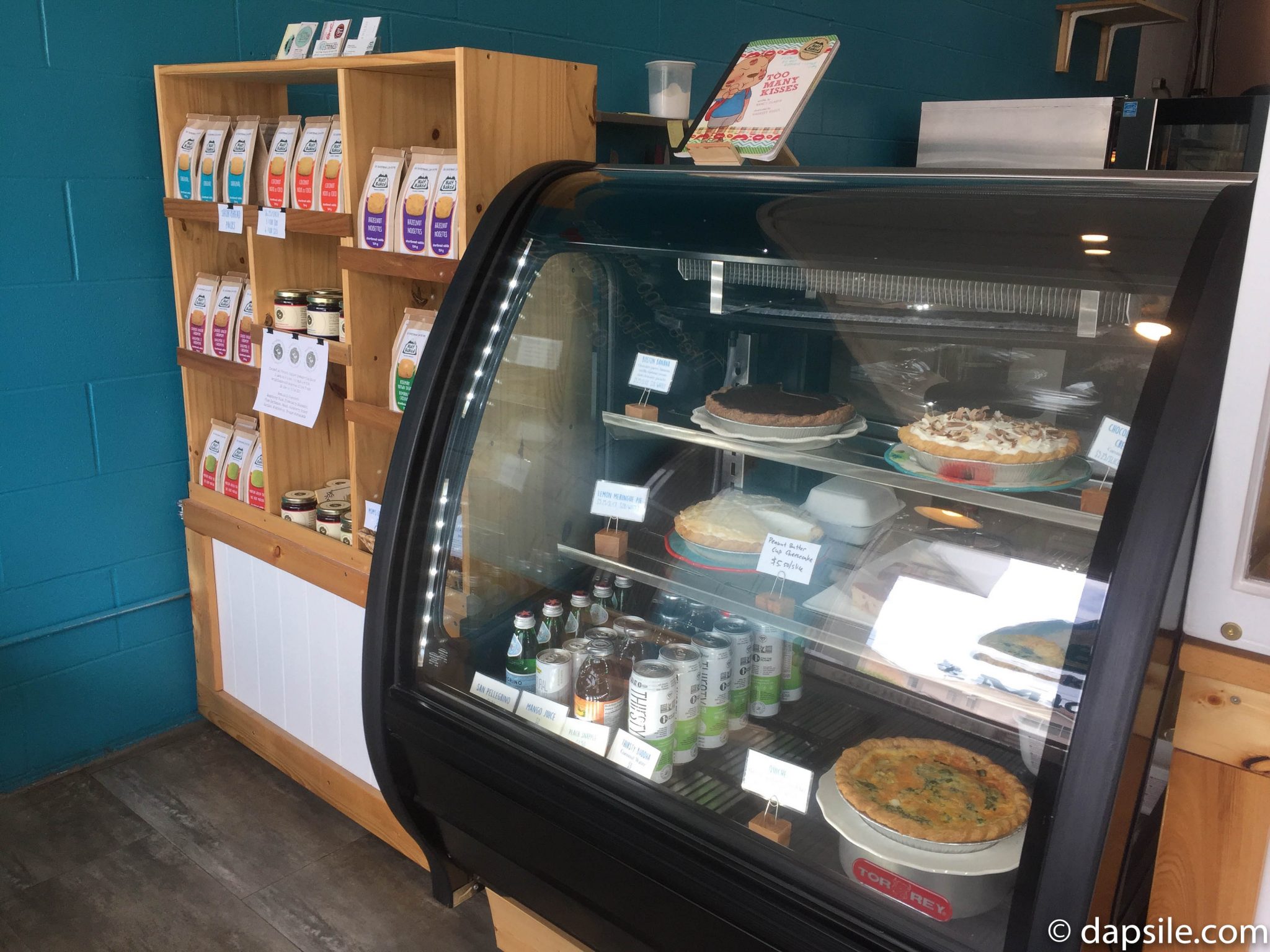 Packaged Shortbread and Chilled Treat Displays in Half Baked Cookie Company