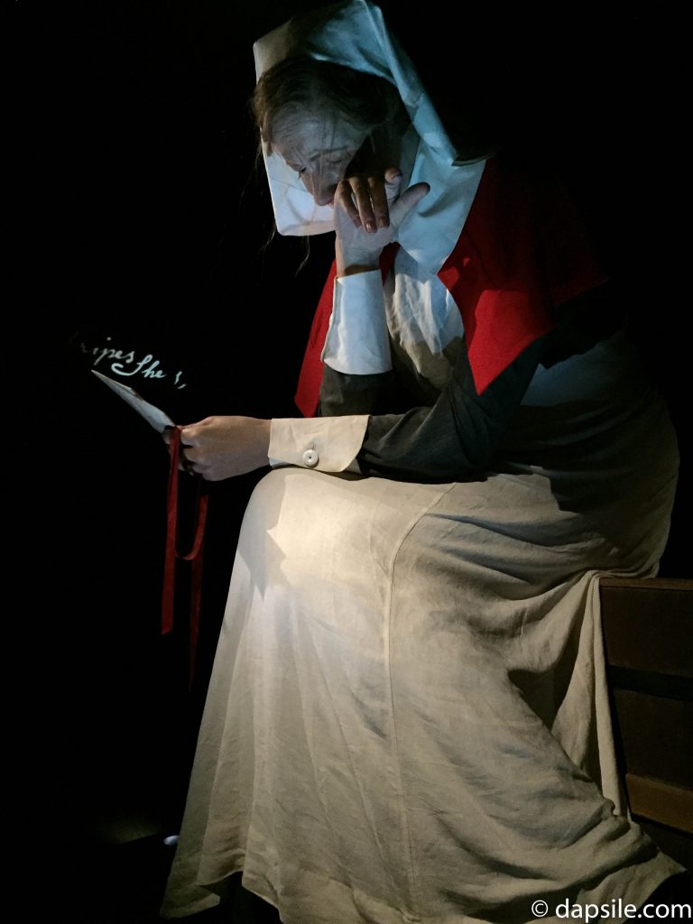 Nurse Statue in Gallipoli Exhibit in Museum of New Zealand Te Papa Tongarewa