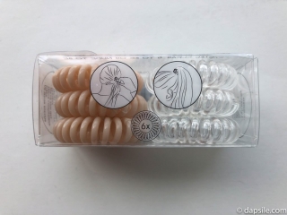 InvisiBobble Hair Rings InvisiBobble Hair Rings with how to use pictures from the FabFitFun Summer 2019 subscription box