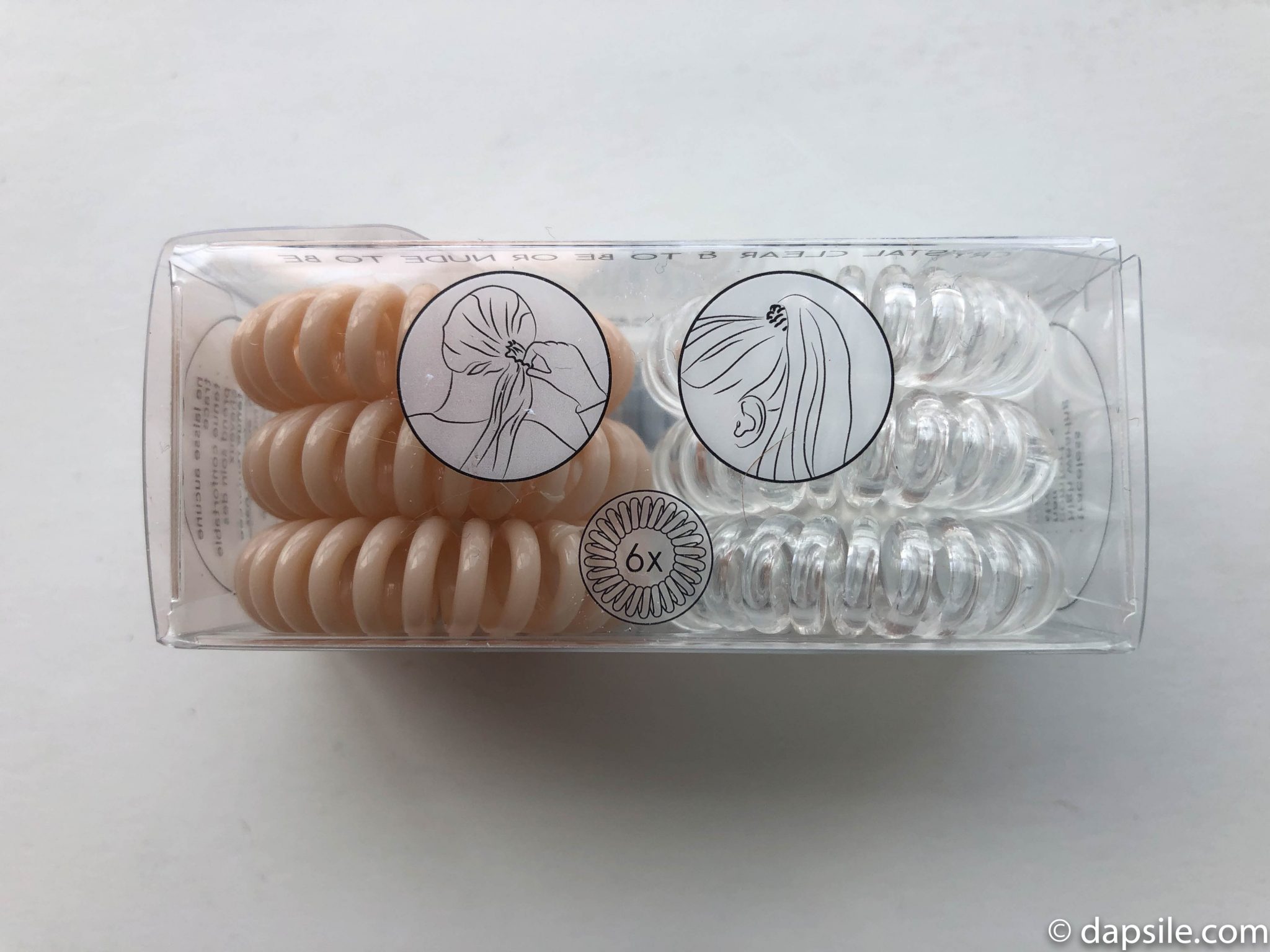 InvisiBobble Hair Rings with how to use pictures from the FabFitFun Summer 2019 subscription box