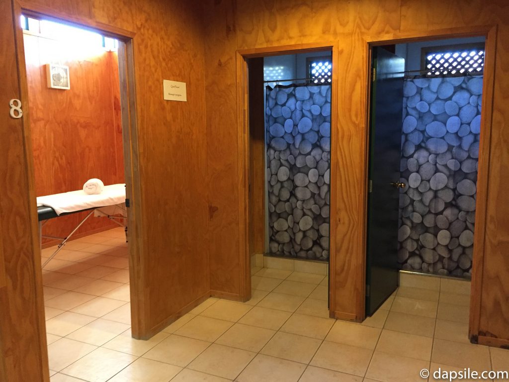 Massage Room and showers at Hell's Gate