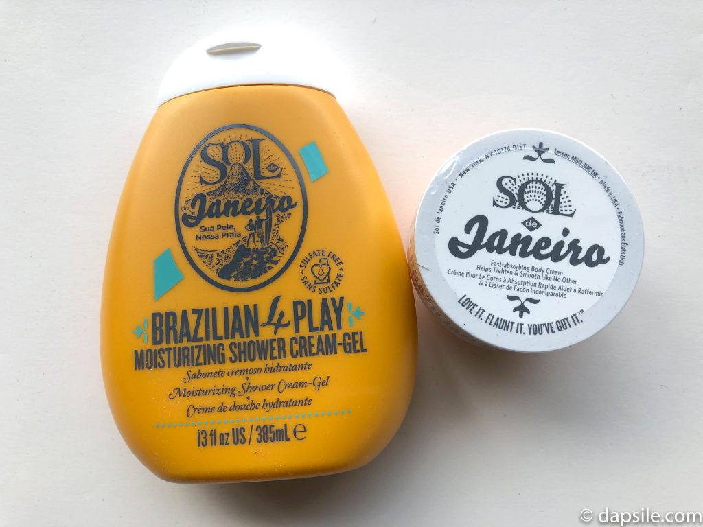 SOL De Janeiro Shower Cream & Bum Bum Cream container from the top