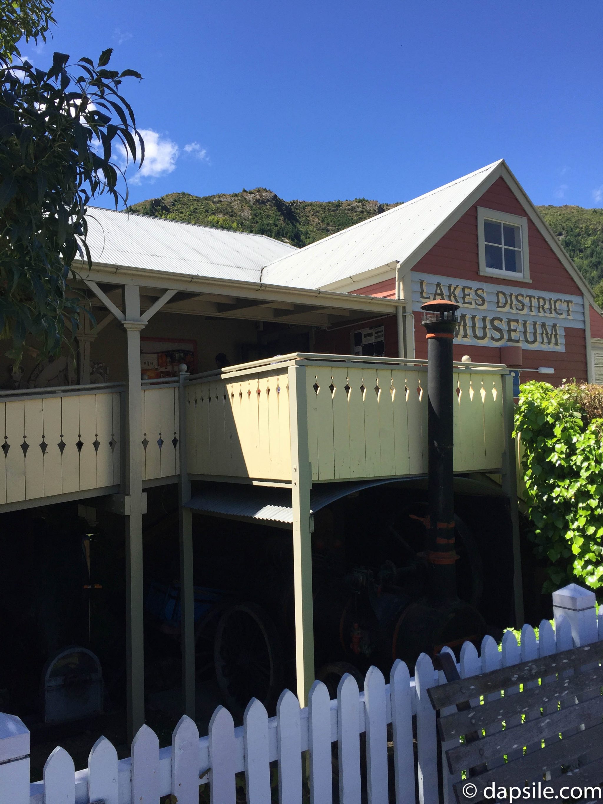 historical building housing the Lakes District Museum in Arrowtown