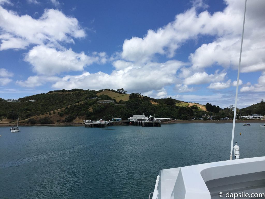 View While Riding the Ferry to Waiheke Island