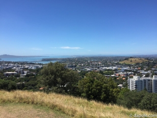 Auckland Volcano Craters View From One Volcano to Another in Auckland