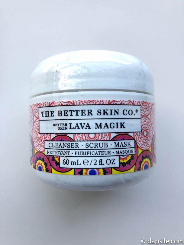 Better Skin Lava Magik cleanser scrub and mask all in one