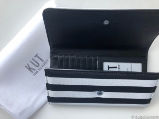 Kut Wallet Kut Black and White Striped Wallet from FabFitFun Fall 2019 box